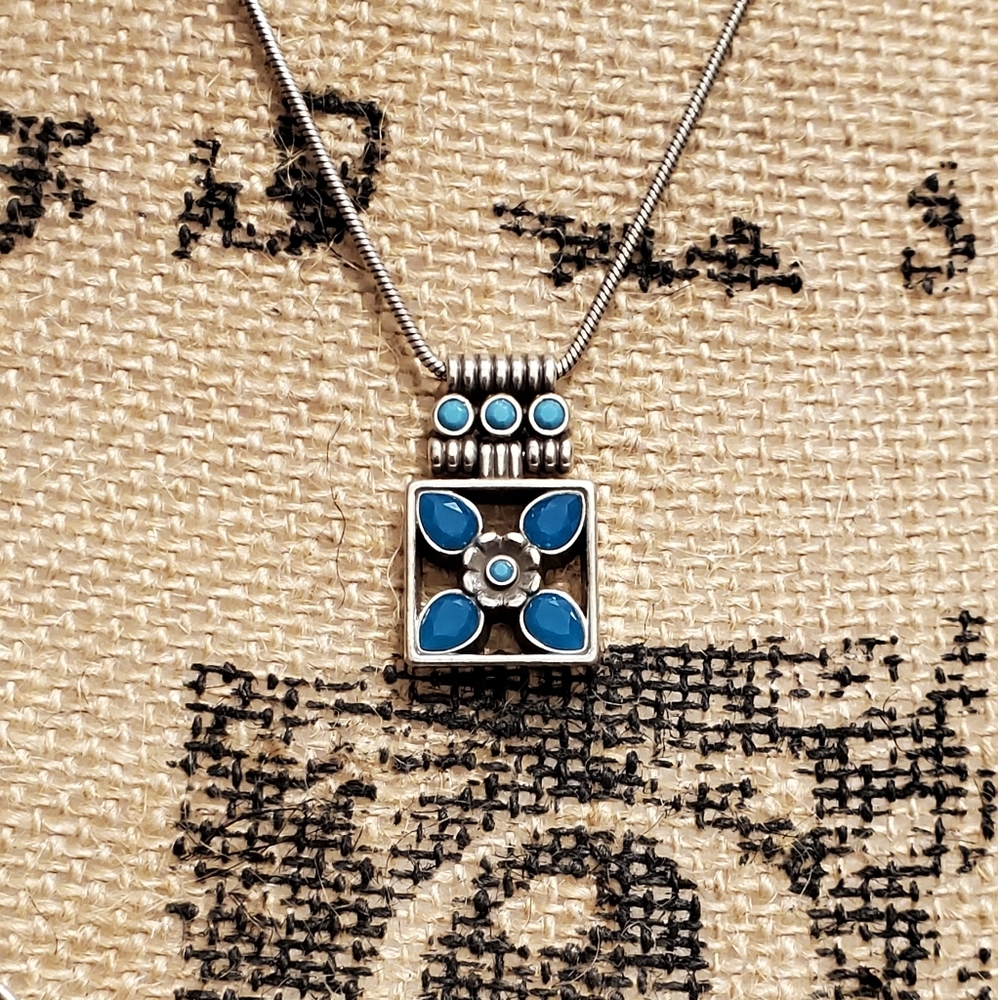 Brighton Nepal blue necklace